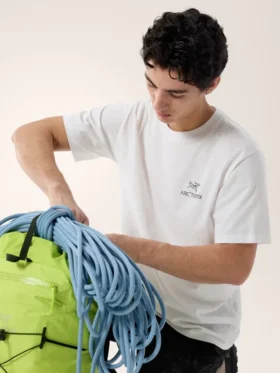 Kragg SL Cotton Bird Word Shirt SS Men’s
