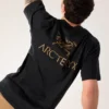 Kragg SL Cotton Bird Word Shirt SS Men's