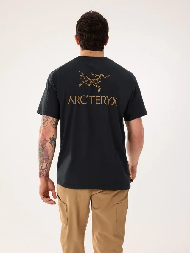 Kragg SL Cotton Bird Word Shirt SS Men's