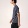 Kragg SL Cotton Bird Word Shirt SS Men's