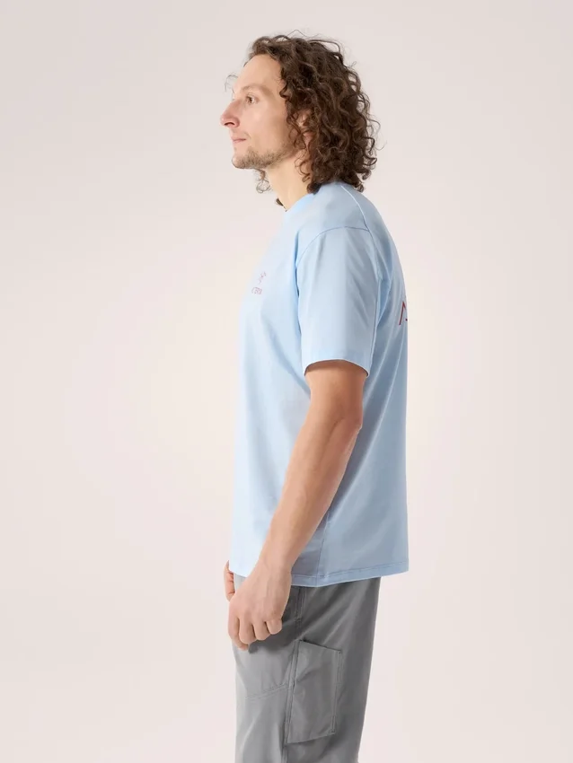 Kragg SL Cotton Bird Word Shirt SS Men's