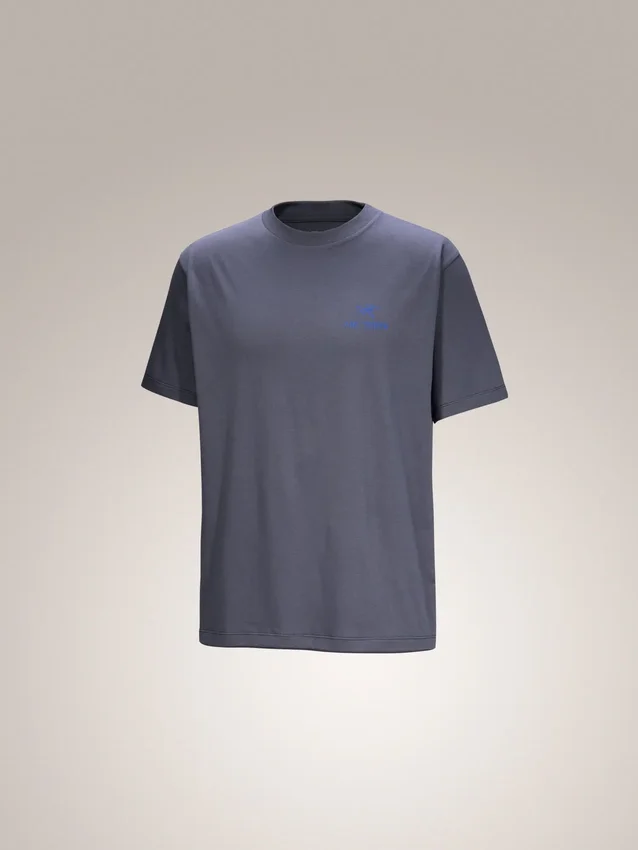 Kragg SL Cotton Bird Word Shirt SS Men's