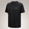 Kragg SL Cotton Bird Word Shirt SS Men's