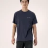 Kragg SL Cotton Blurred Bird Shirt SS Men's