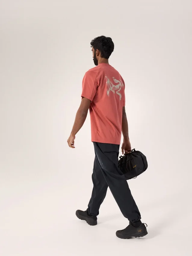 Kragg SL Cotton Blurred Bird Shirt SS Men's