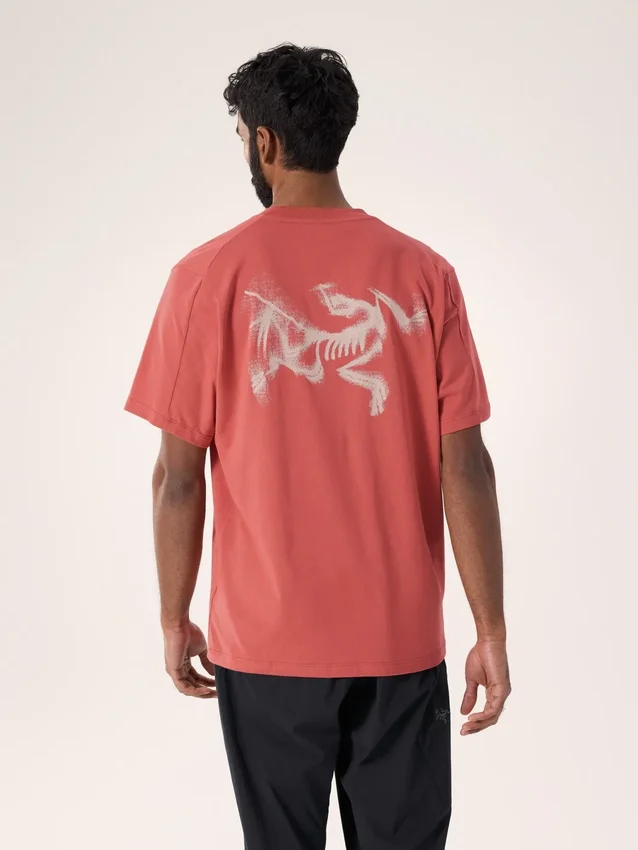 Kragg SL Cotton Blurred Bird Shirt SS Men's