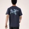 Kragg SL Cotton Blurred Bird Shirt SS Men's