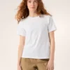 Kragg SL Cotton Emblem Crew Shirt SS Women's