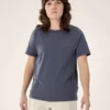 Kragg SL Cotton Emblem Crew Shirt SS Women's