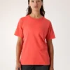 Kragg SL Cotton Emblem Crew Shirt SS Women's