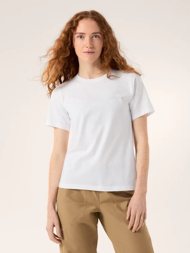 Kragg SL Cotton Emblem Crew Shirt SS Women's