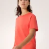 Kragg SL Cotton Emblem Crew Shirt SS Women's