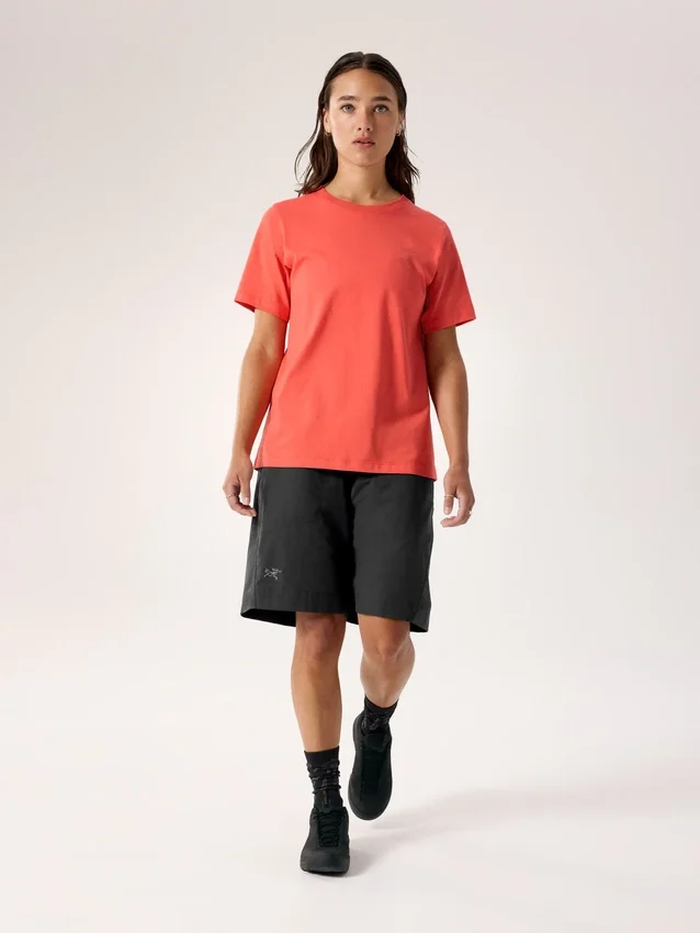 Kragg SL Cotton Emblem Crew Shirt SS Women's