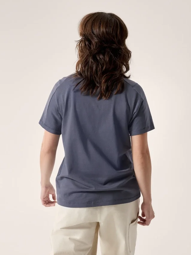 Kragg SL Cotton Emblem Crew Shirt SS Women's