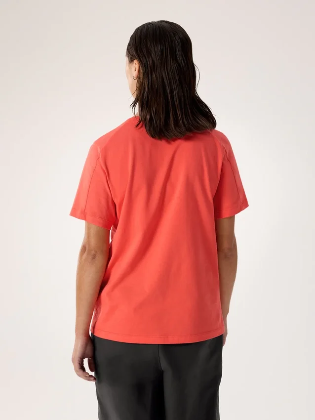Kragg SL Cotton Emblem Crew Shirt SS Women's