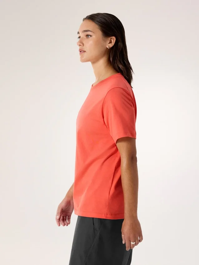 Kragg SL Cotton Emblem Crew Shirt SS Women's