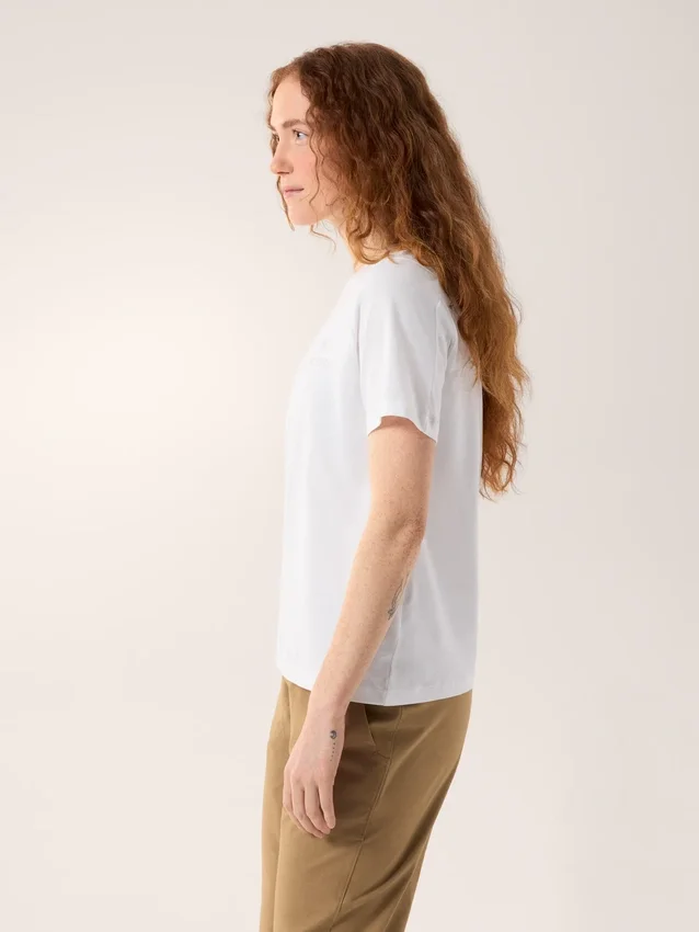 Kragg SL Cotton Emblem Crew Shirt SS Women's