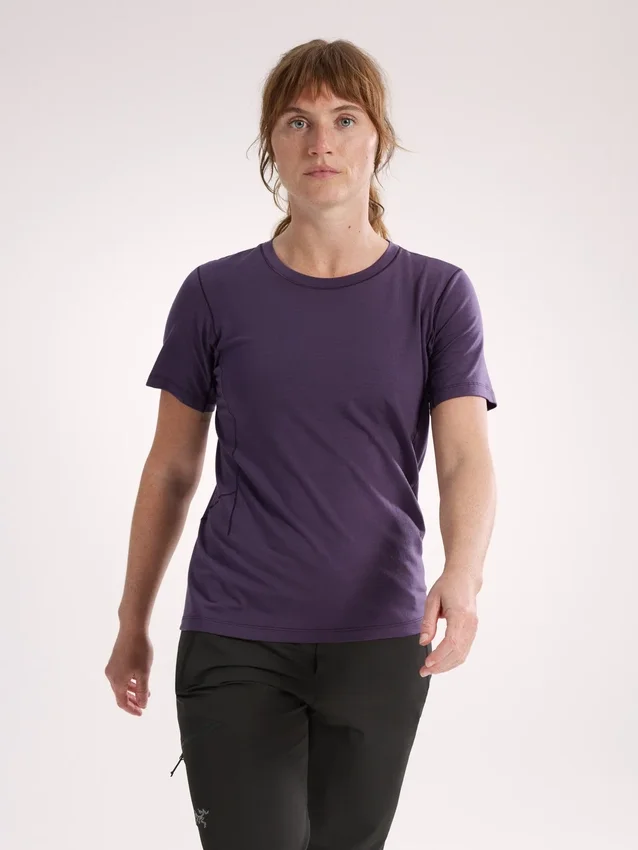 Lana Merino Wool Crew Shirt SS Women's