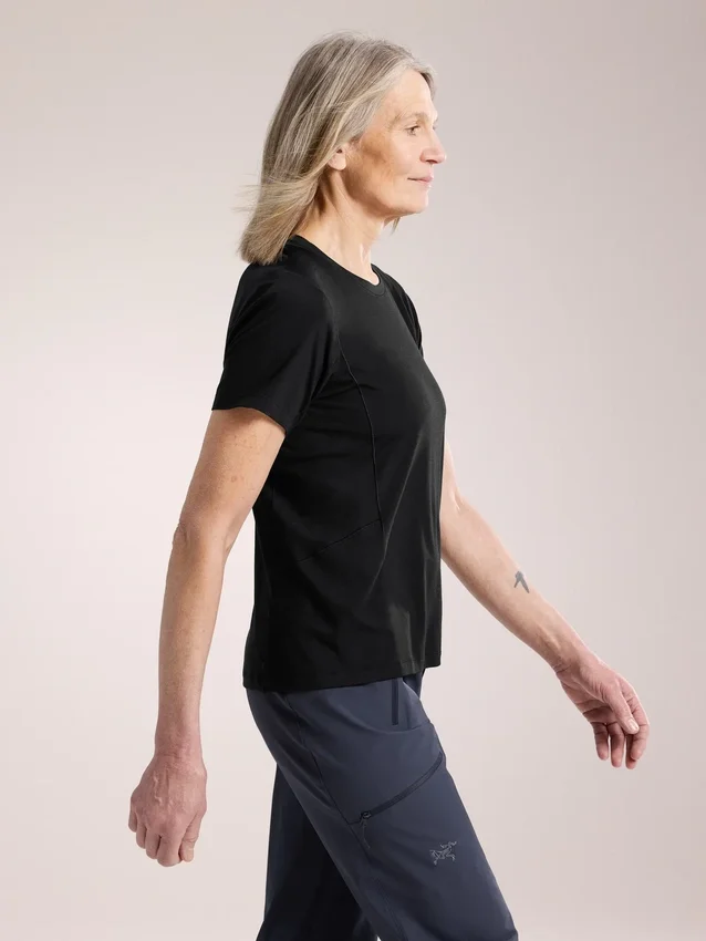 Lana Merino Wool Crew Shirt SS Women's