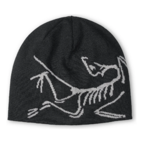 Lightweight Bird Head Toque "Black White"