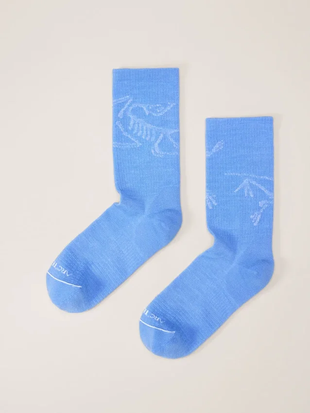 Merino Wool Mid Bird Sock