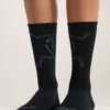 Merino Wool Mid Bird Sock