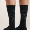 Merino Wool Mid Bird Sock