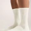 Merino Wool Mid Bird Sock