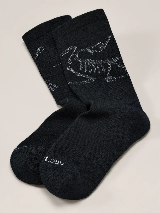 Merino Wool Mid Bird Sock