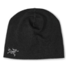 Rho Lightweight Wool Toque "Black"