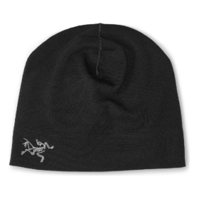 Rho Lightweight Wool Toque "Black"