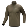 Rho LT Zip Neck Top "Green"