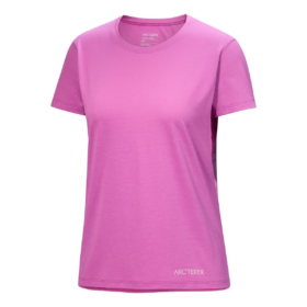 Taema Arc"Bird Crew Neck T-Shirt "Pink"