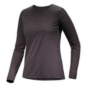 Taema Crew Neck Long Sleeve T-Shirt "Black"