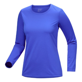 Taema Crew Neck Long Sleeve T-Shirt "Blue"