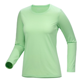Taema Crew Neck Long Sleeve T-Shirt "Green"