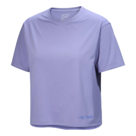 Taema Crop Logo T-Shirt "Purple"